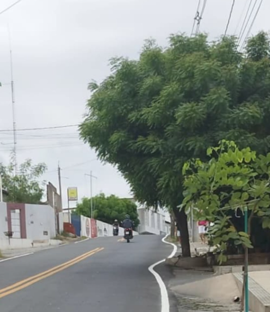 Sinalização "torta" em Caicó vira piada e é comparada à famosa Rua Torta de Gramado